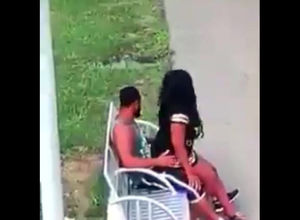 Dark-hued duo smashes on park bench not