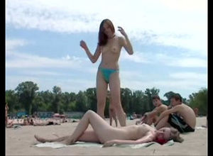 2 young woman college damsels nudists on